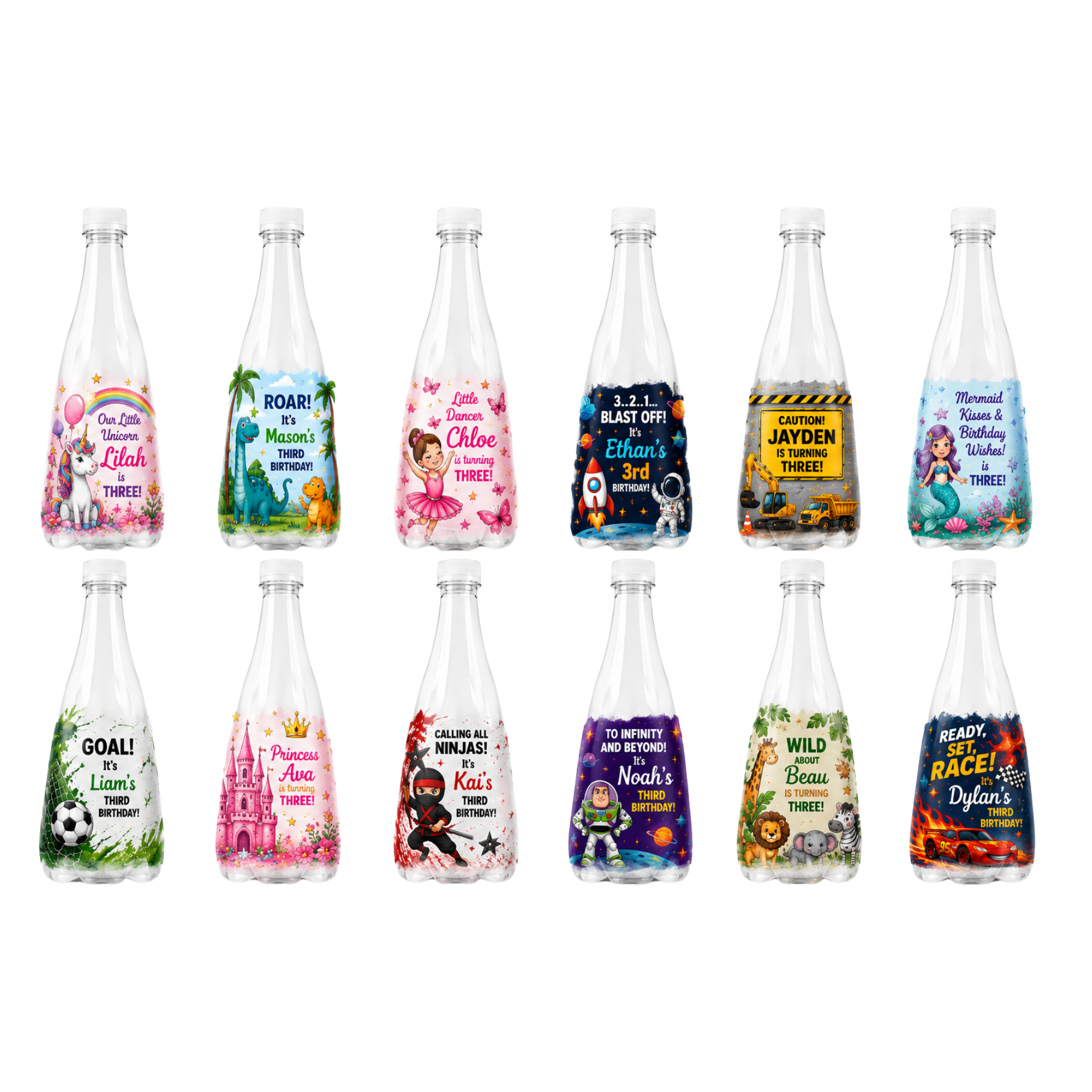 Personalised Themed Water Bottle