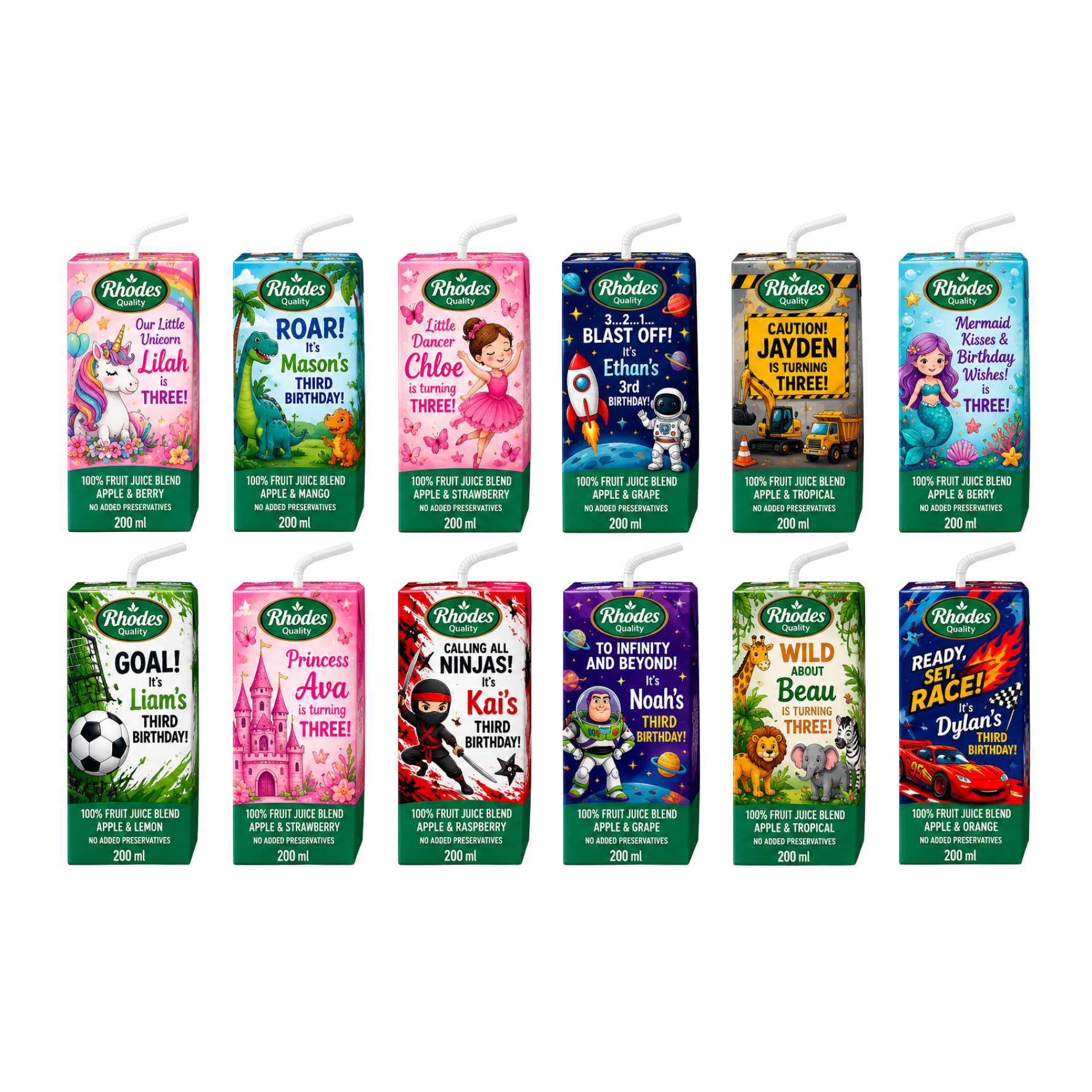 Personalised Juice Box