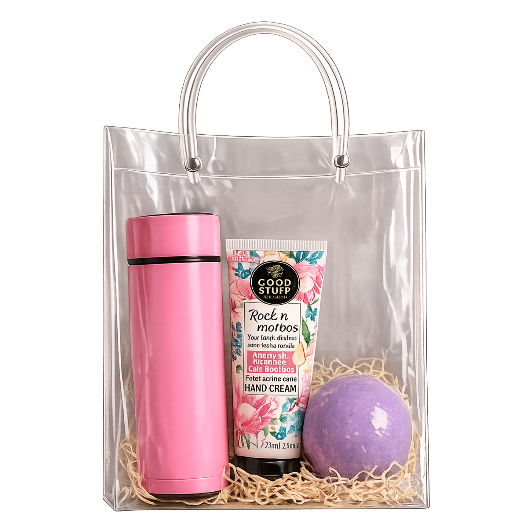 Glass Water Bottle Gift Set – 440ml