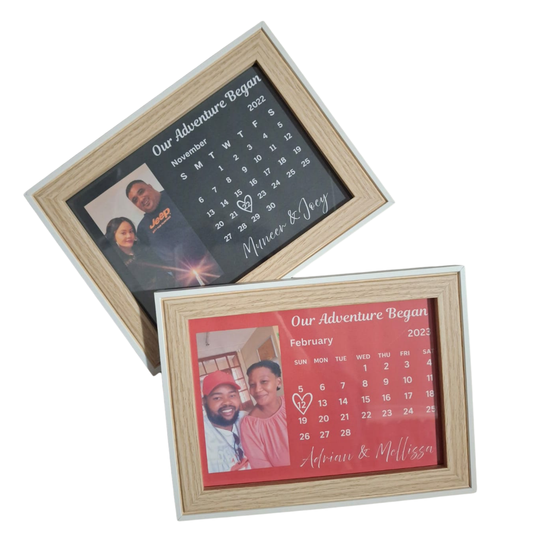 Personalised "Our Adventure Began" Photo Frame – A5 & A4