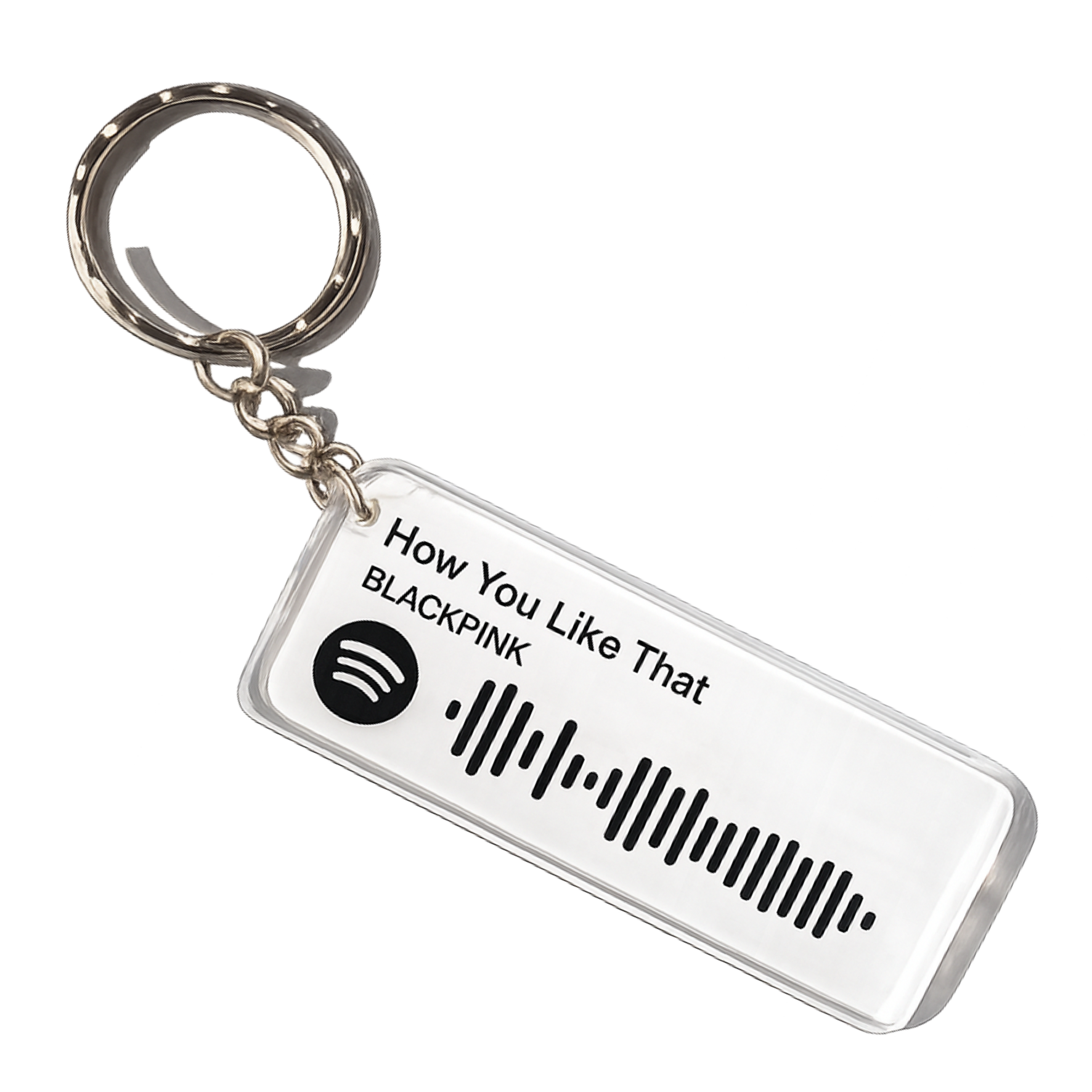 Personalised Spotify Code Keyring