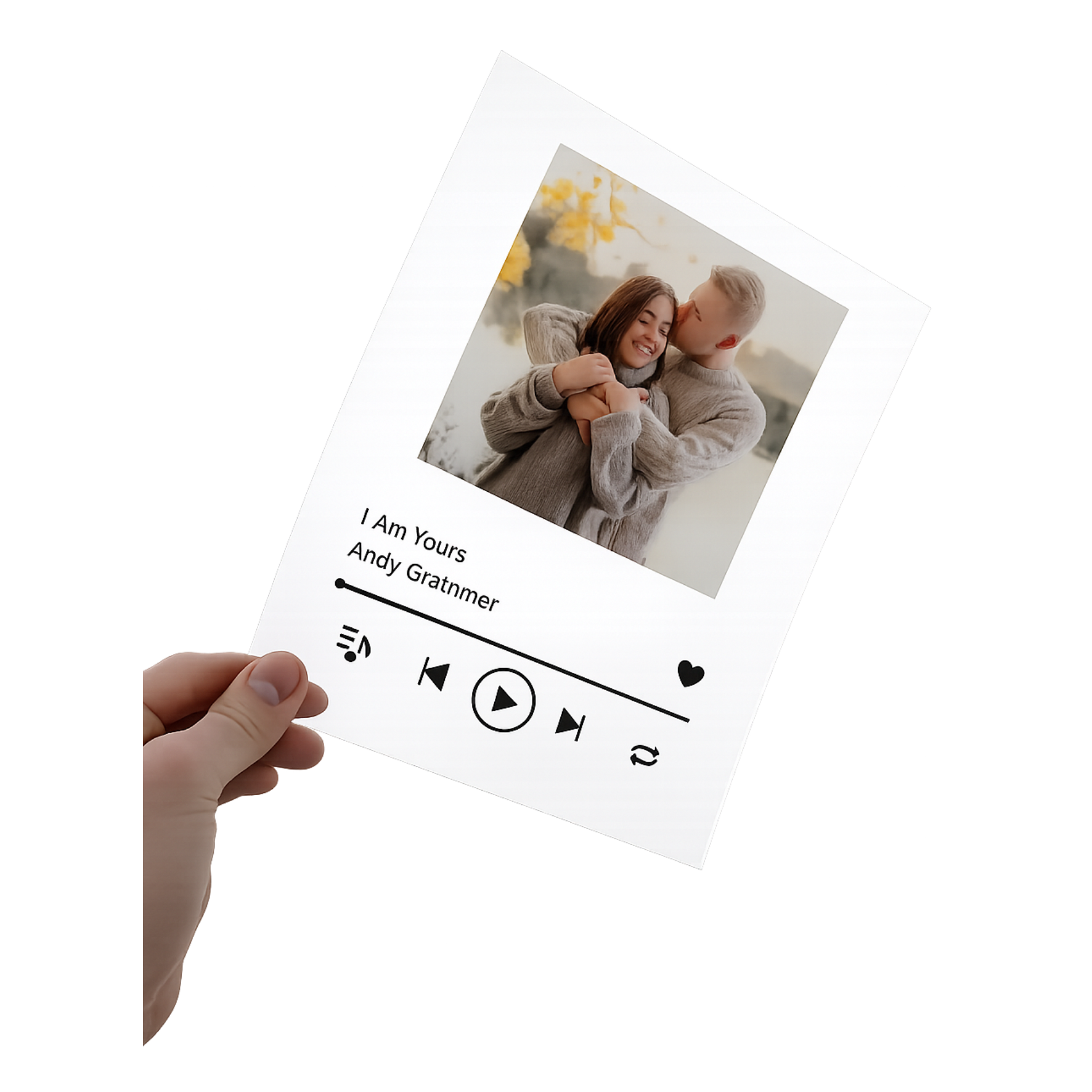 Perspex Spotify Display – A5